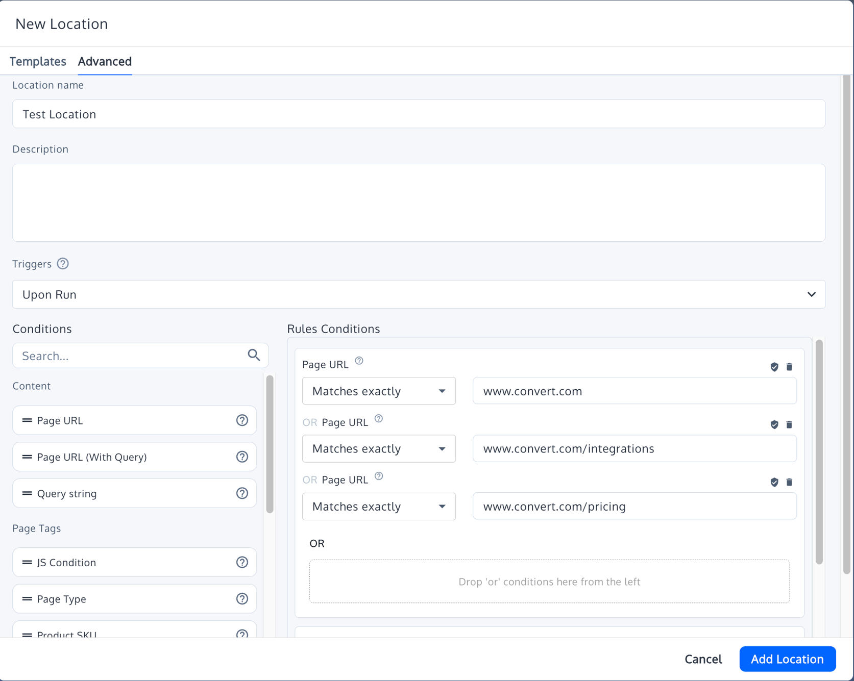Creating a Multipage Split URL experiment