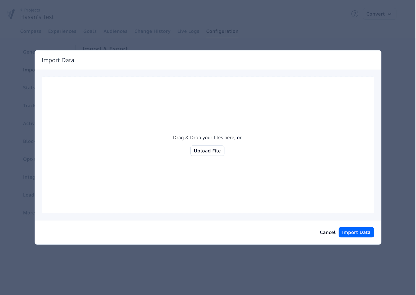 How to Use the Import & Export Feature