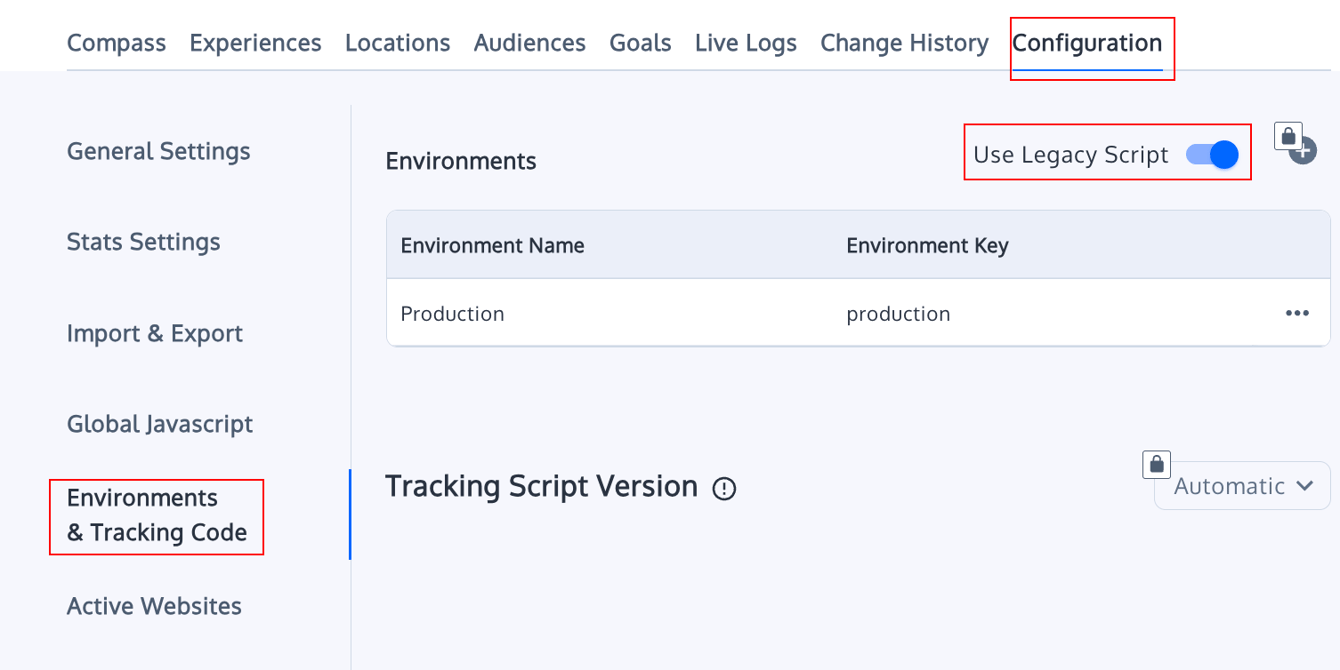 Migrate from the Legacy Tracking Script to the New Tracking Script ...