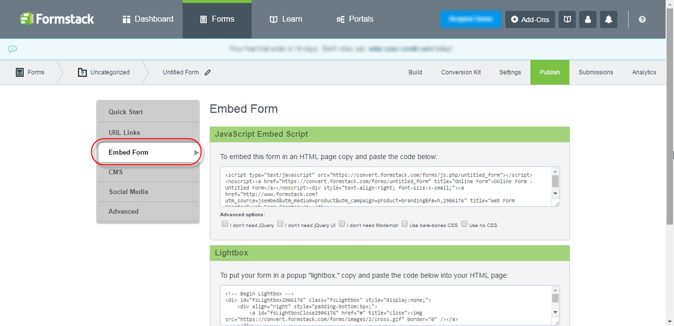 Pushing Convert Experiences Data to Formstack Submissions
