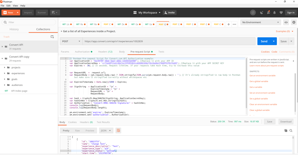 Use the Convert API